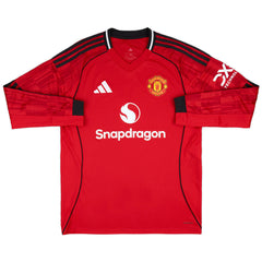 Manchester United Home Long Sleeve Jersey 2025/26 