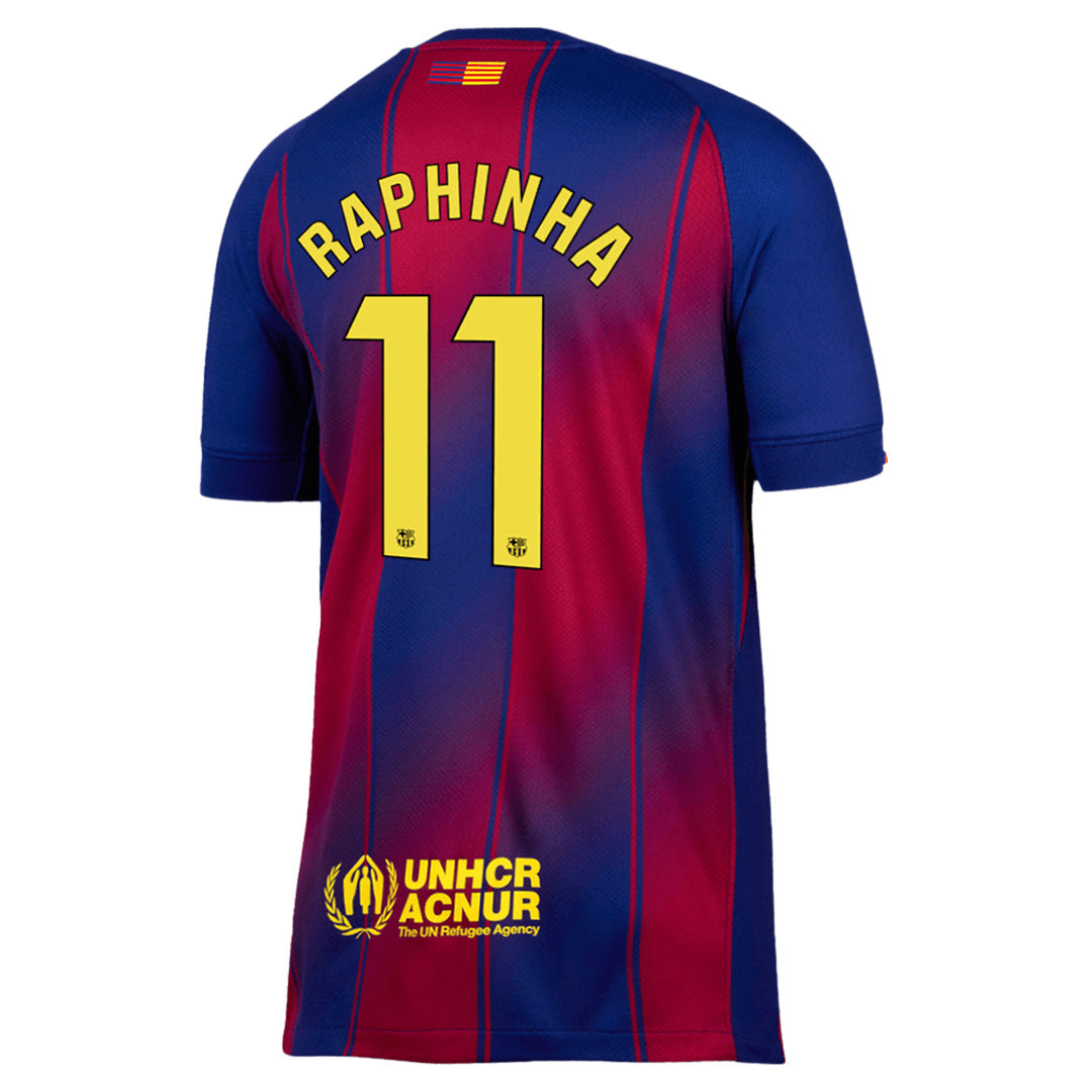 RAPHINHA #11 Barcelona Home Jersey 2025/26 