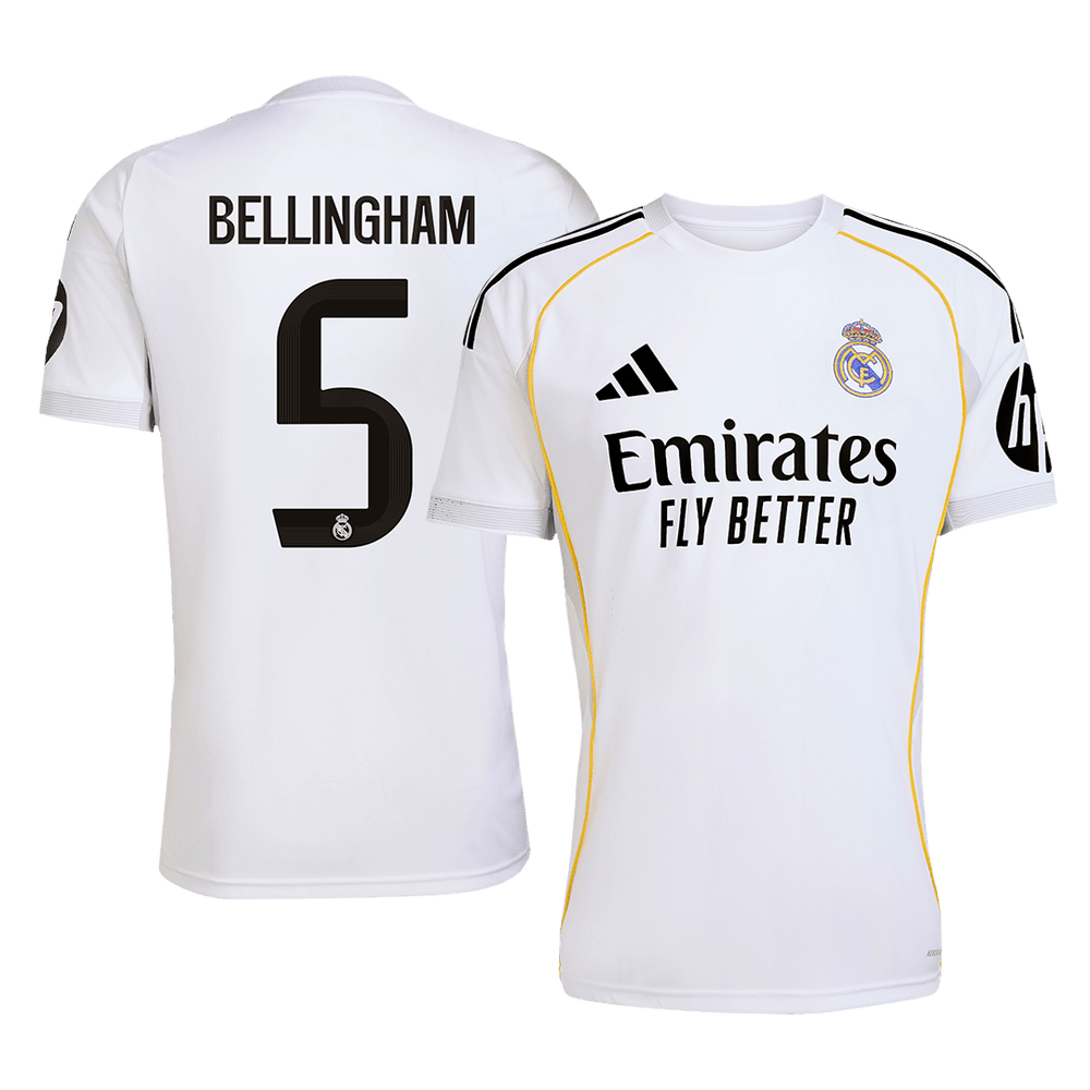 BELLINGHAM #5 Real Madrid Home Jersey 2025/26 