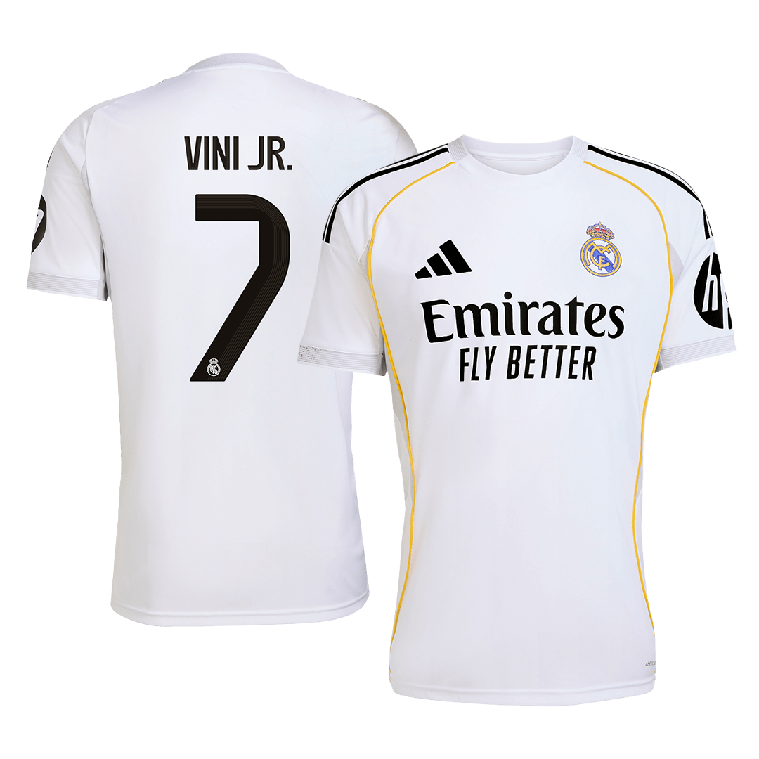 VINI JR. #7 Real Madrid Home Jersey 2025/26 