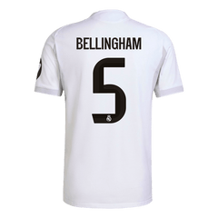 BELLINGHAM #5 Real Madrid Home Match Jersey Player Version 2025/26 