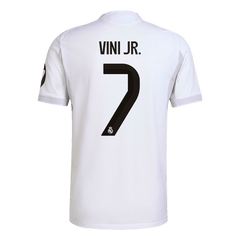 VINI JR. #7 Real Madrid Home Match Jersey Player Version 2025/26 