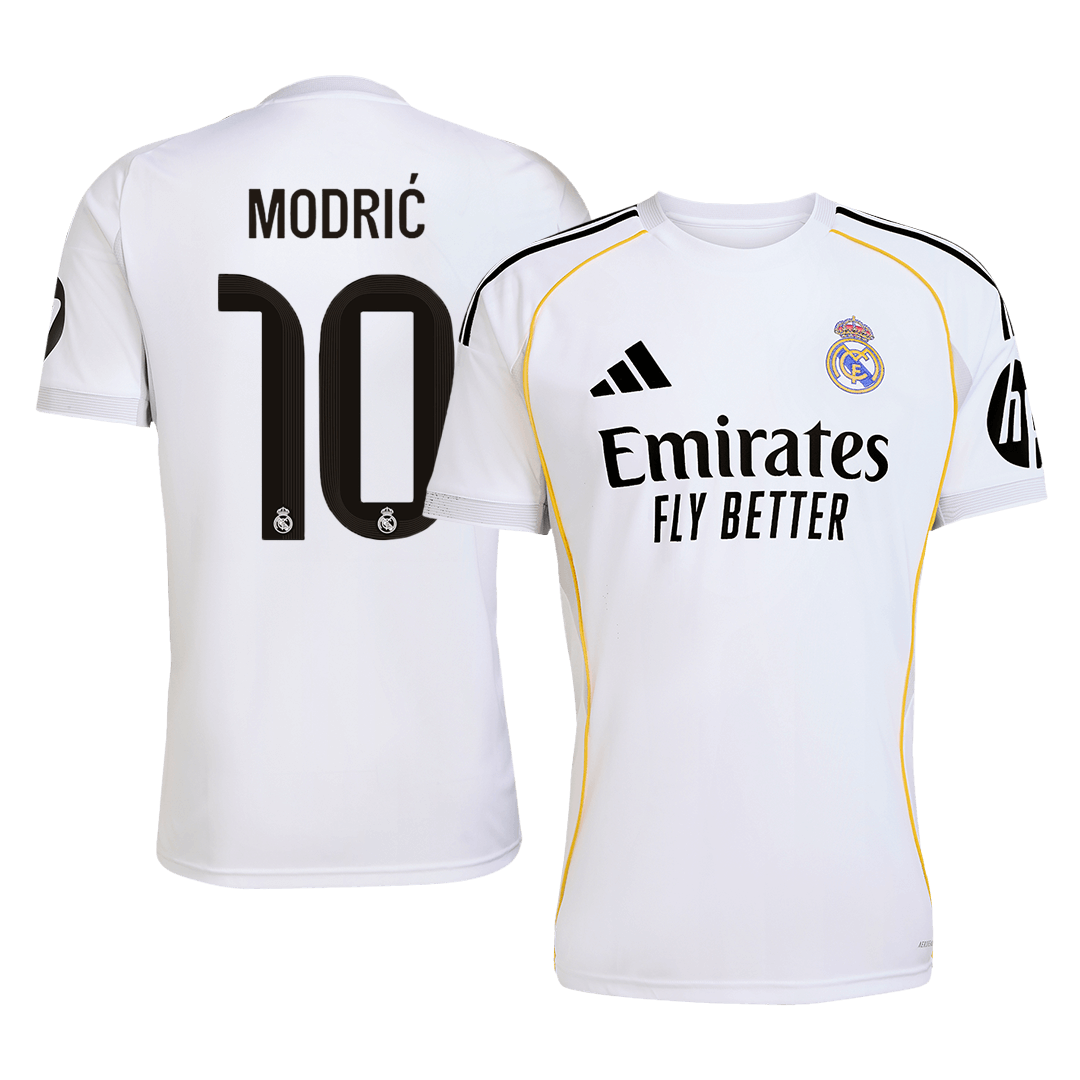 MODRIĆ #10 Real Madrid Home Jersey 2025/26 