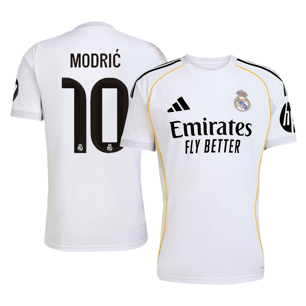 MODRIĆ #10 Real Madrid Home Jersey 2025/26 