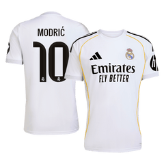 MODRIĆ #10 Real Madrid Home Jersey 2025/26 