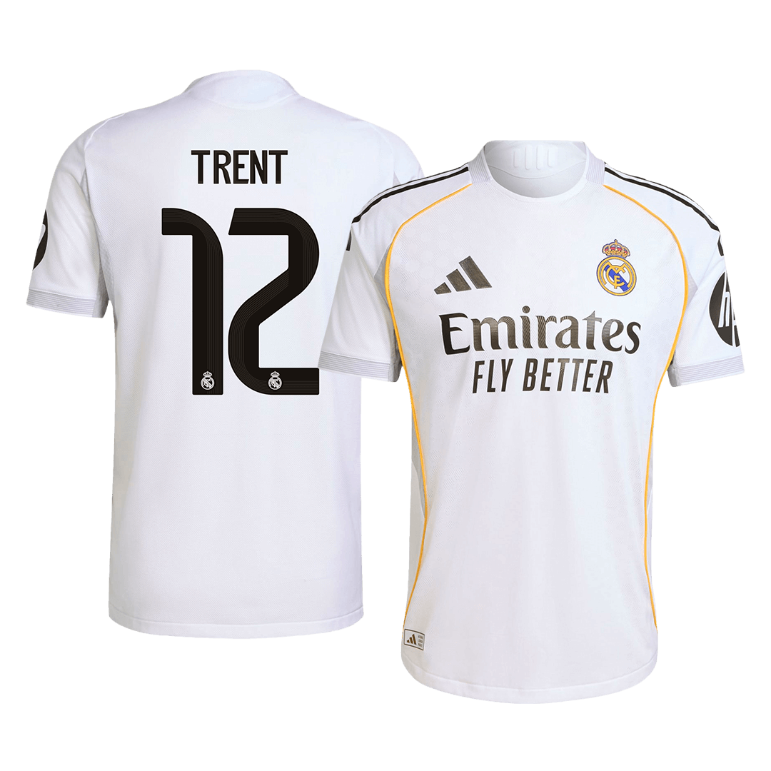 TRENT #12 Real Madrid Home Match Jersey Player Version 2025/26 