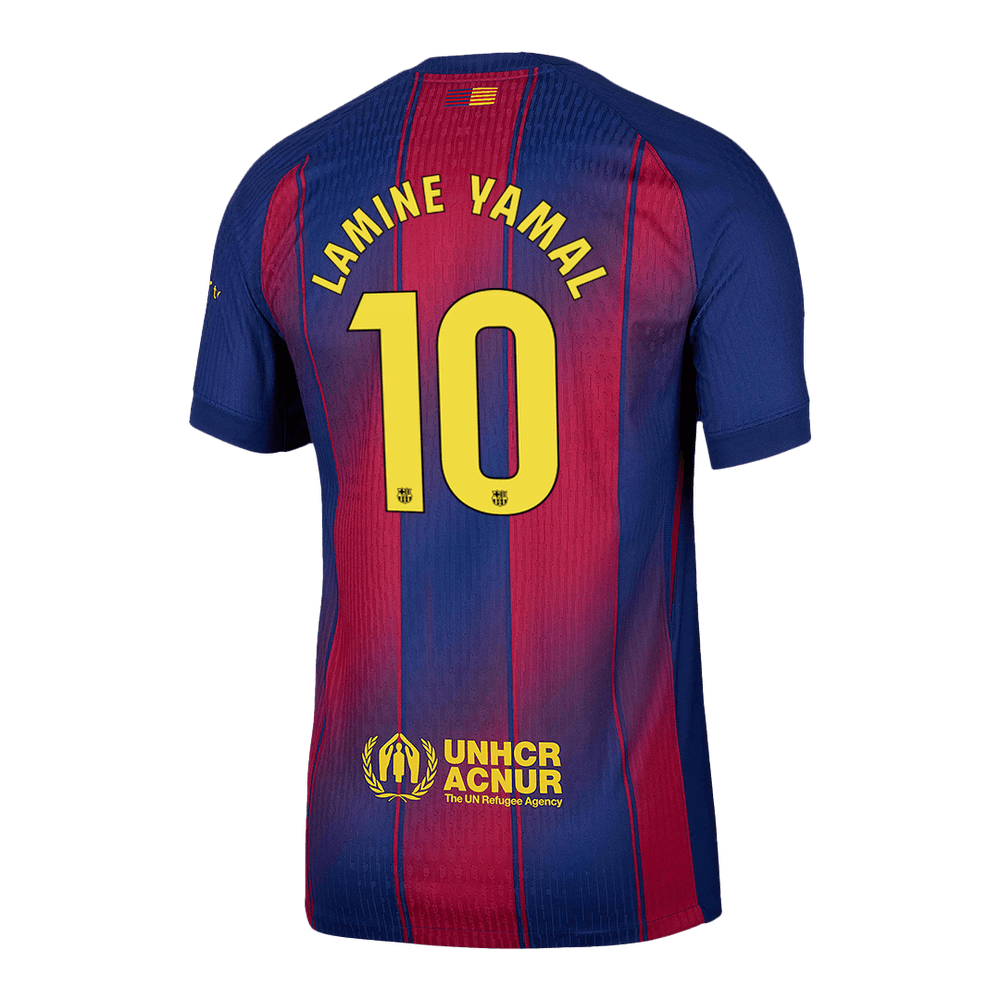 LAMINE YAMAL #10 Barcelona Home Match Jersey Player Version 2025/26 