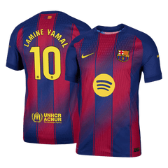 LAMINE YAMAL #10 Barcelona Home Match Jersey Player Version 2025/26 
