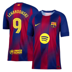 LEWANDOWSKI #9 Barcelona Home Jersey 2025/26 - UCL 