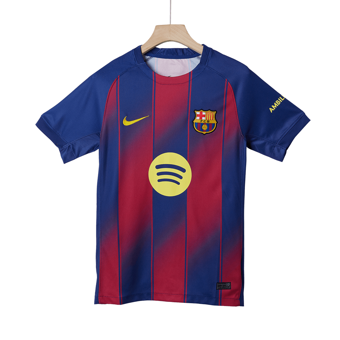 RAPHINHA #11 Barcelona Home Jersey 2025/26 - UCL 