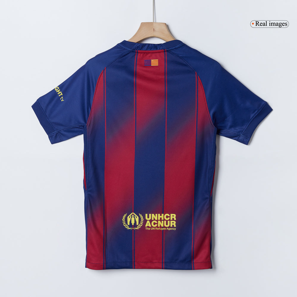RAPHINHA #11 Barcelona Home Jersey 2025/26 - UCL 