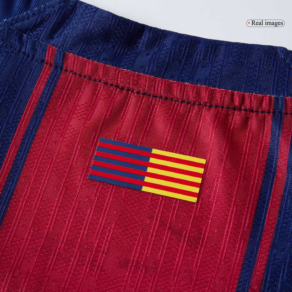 PEDRI #8 Barcelona Home Match Jersey Player Version 2025/26 - UCL 