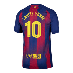 LAMINE YAMAL #10 Barcelona Home Match Jersey Player Version 2025/26 - UCL 