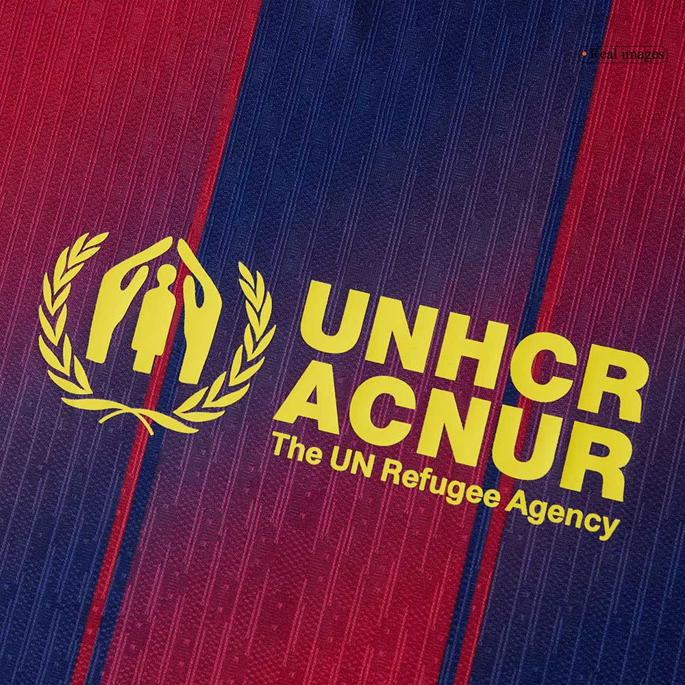 RAPHINHA #11 Barcelona Home Match Jersey Player Version 2025/26 - UCL 