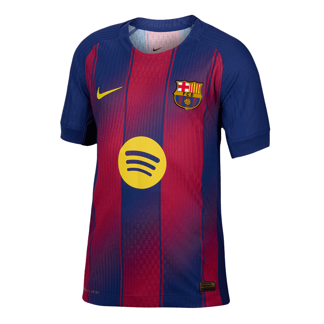 RAPHINHA #11 Barcelona Home Match Jersey Player Version 2025/26 - UCL 