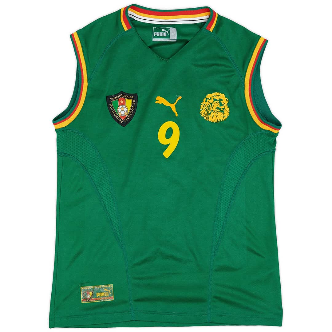 ETO'O #9 Retro Cameroon Home Jersey 2002 