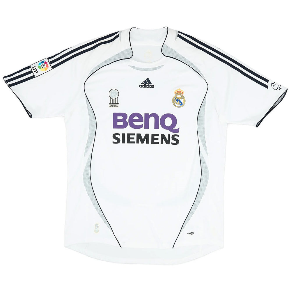 CANNAVARO #5 Retro Real Madrid Home Jersey 2006/07 