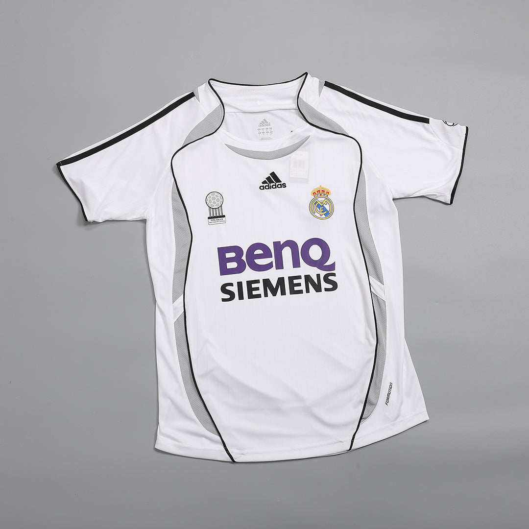 CANNAVARO #5 Retro Real Madrid Home Jersey 2006/07 