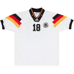 KLINSMANN #18 Retro Germany Home Jersey 1992 