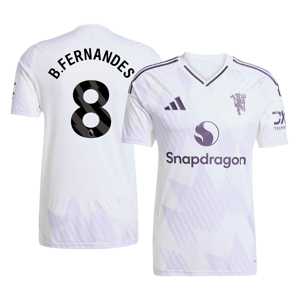 B.FERNANDES #8 Manchester United Away Jersey 2025/26 