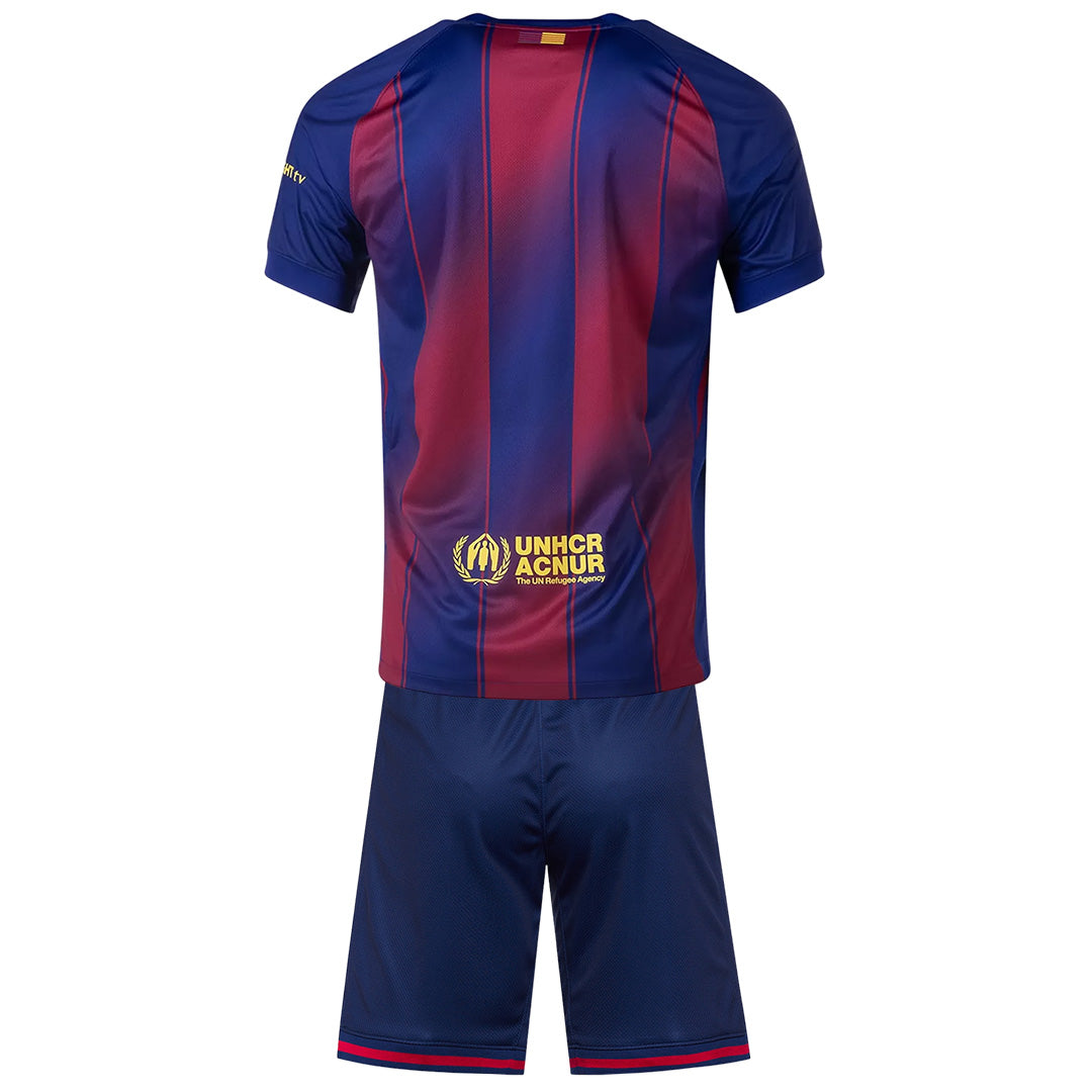 Kids Barcelona Home Jersey Kit 2025/26 