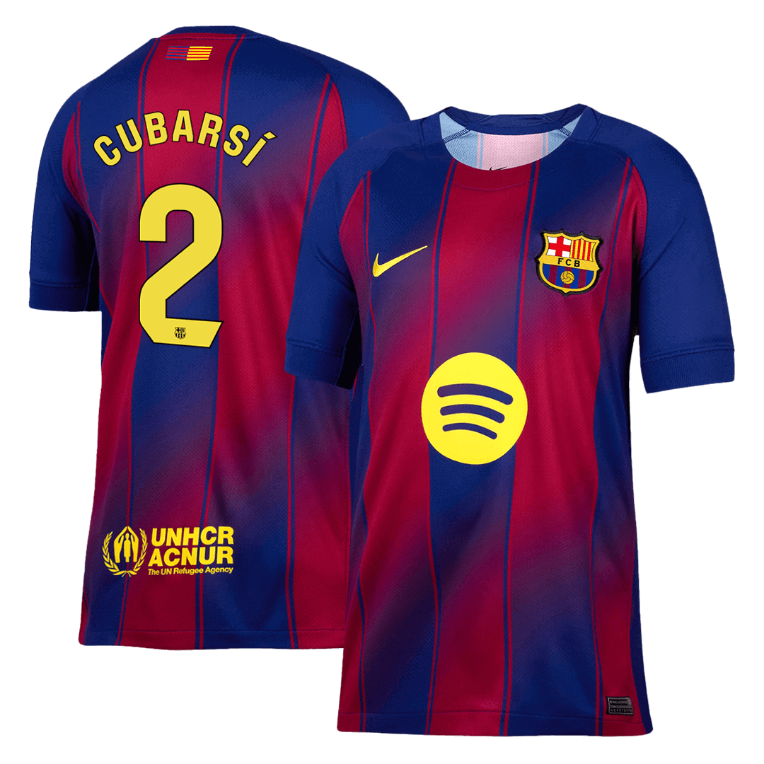 CUBARSÍ #2 Barcelona Home Jersey 2025/26 