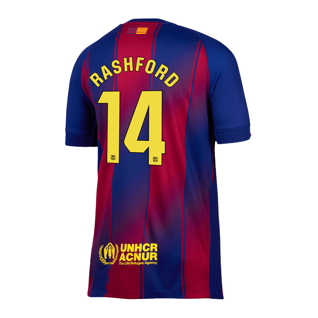 RASHFORD #14 Barcelona Home Jersey 2025/26 