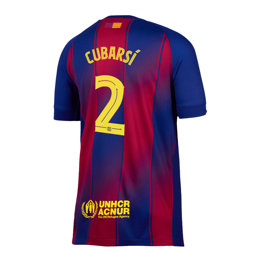 CUBARSÍ #2 Barcelona Home Jersey 2025/26 - UCL 
