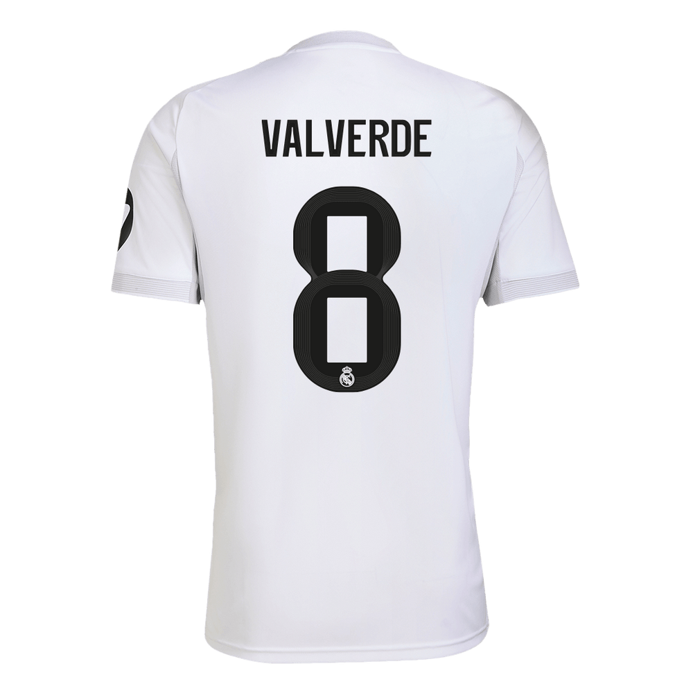 VALVERDE #8 Real Madrid Home Jersey 2025/26 