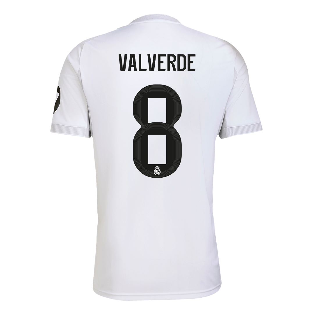 VALVERDE #8 Real Madrid Home Jersey 2025/26 
