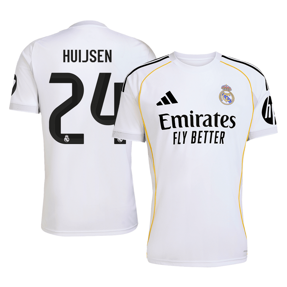 HUIJSEN #24 Real Madrid Home Jersey 2025/26 