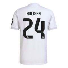 HUIJSEN #24 Real Madrid Home Match Jersey Player Version 2025/26 