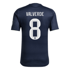 VALVERDE #8 Real Madrid Away Match Jersey Player Version 2025/26 