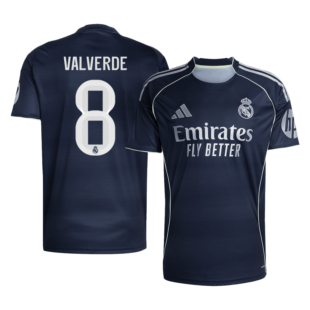 VALVERDE #8 Real Madrid Away Jersey 2025/26 - [Super Replica] 