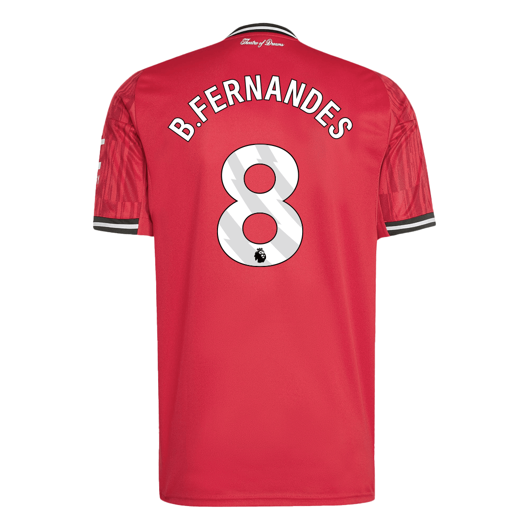 B.FERNANDES #8 Manchester United Home Jersey 2025/26- [Super Replica] 