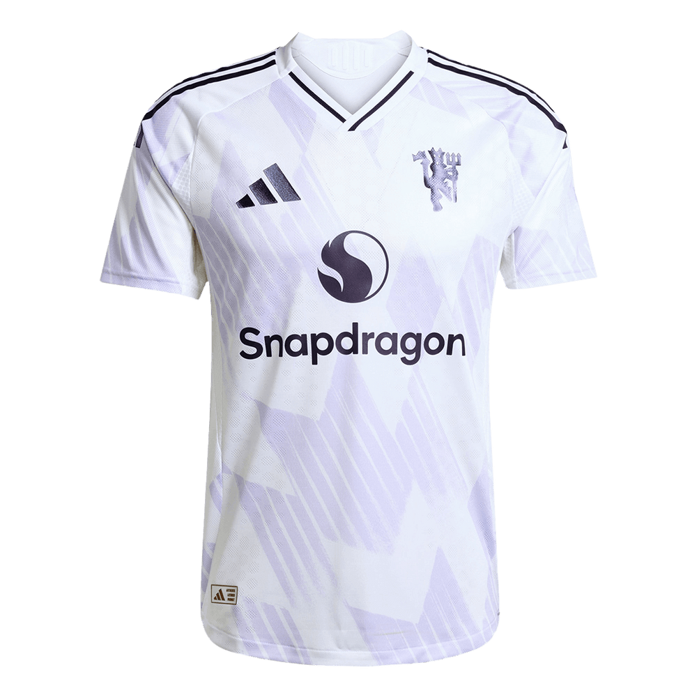 B.FERNANDES #8 Manchester United Away Match Jersey Player Version 2025/26 
