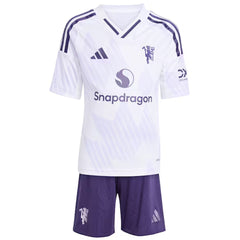 Kids Manchester United Away Jersey Kit 2025/26 