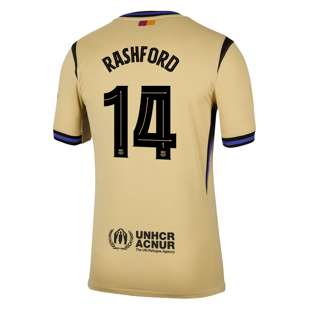 RASHFORD #14 Barcelona Away Jersey 2025/26 - UCL 