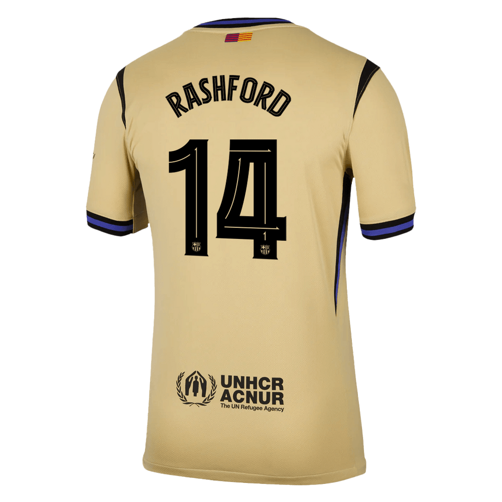 RASHFORD #14 Barcelona Away Jersey 2025/26 - UCL 
