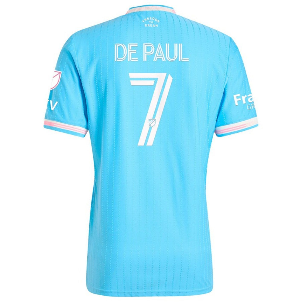 DE PAUL #7 Inter Miami CF Third Match Jersey Player Version 2025 