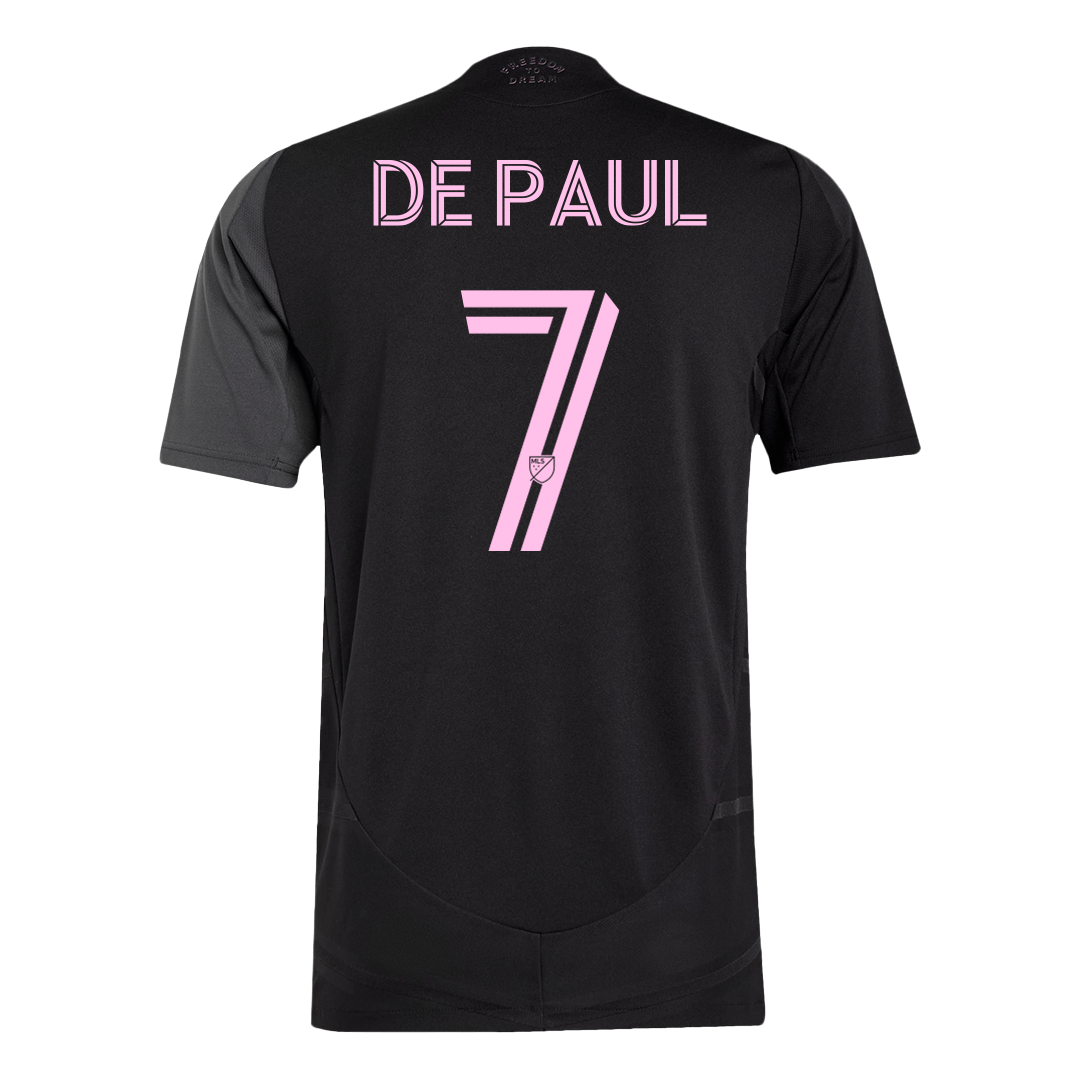 DE PAUL #7 Inter Miami Away Match Jersey Player Version 2025 
