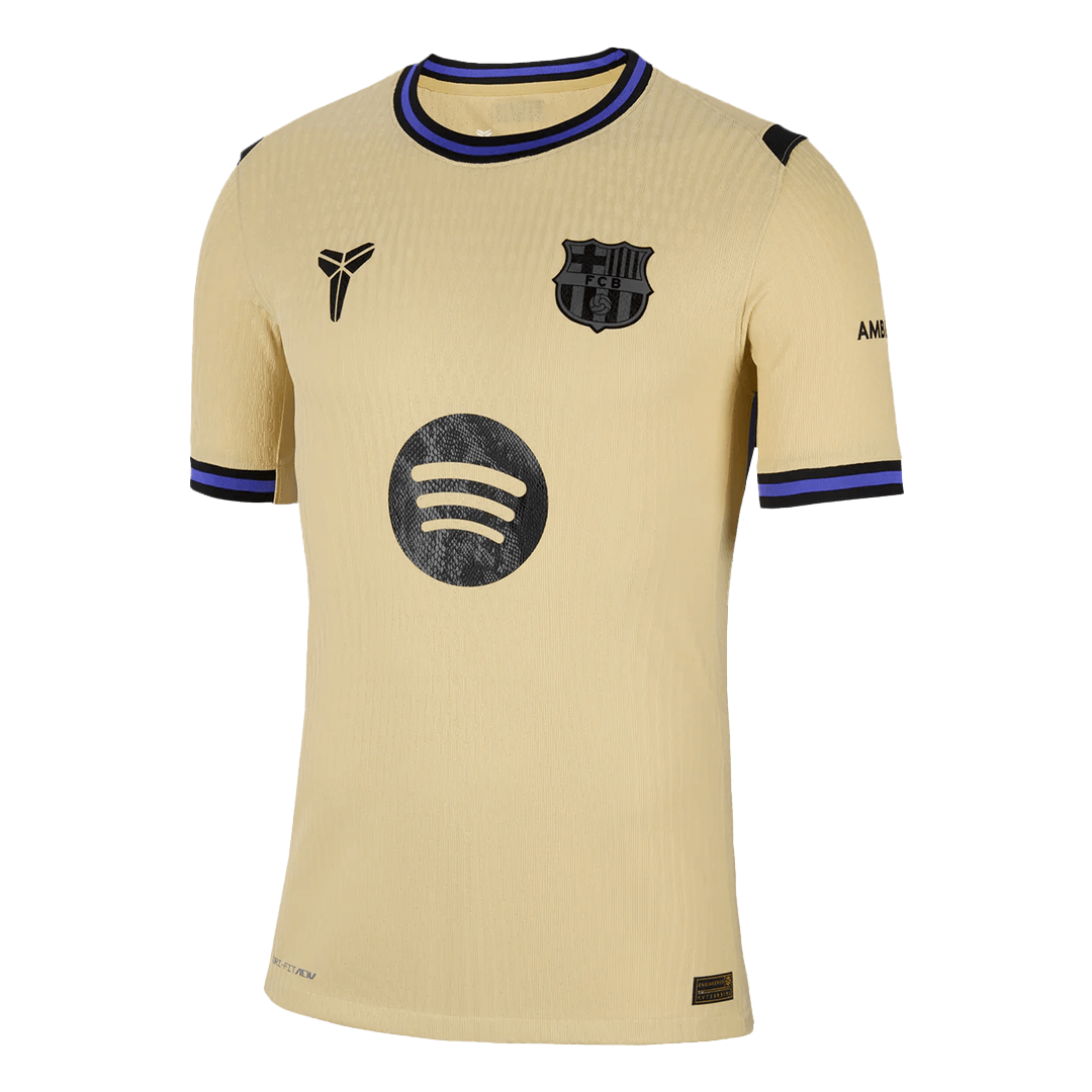 PEDRI #8 Barcelona Away Match Jersey Player Version 2025/26 - UCL 