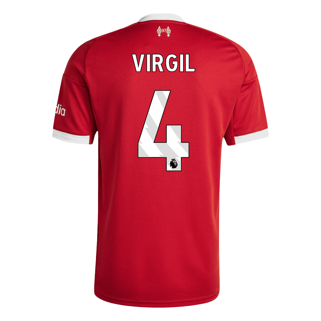 VIRGIL #4 Liverpool Home Jersey 2025/26 
