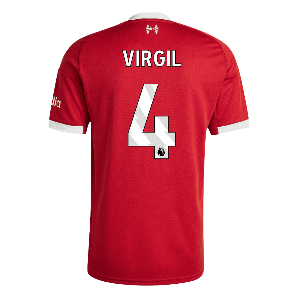 VIRGIL #4 Liverpool Home Jersey 2025/26 