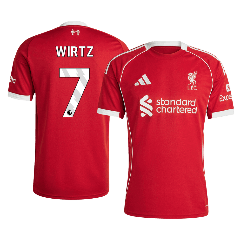 WIRTZ #7 Liverpool Home Jersey 2025/26 
