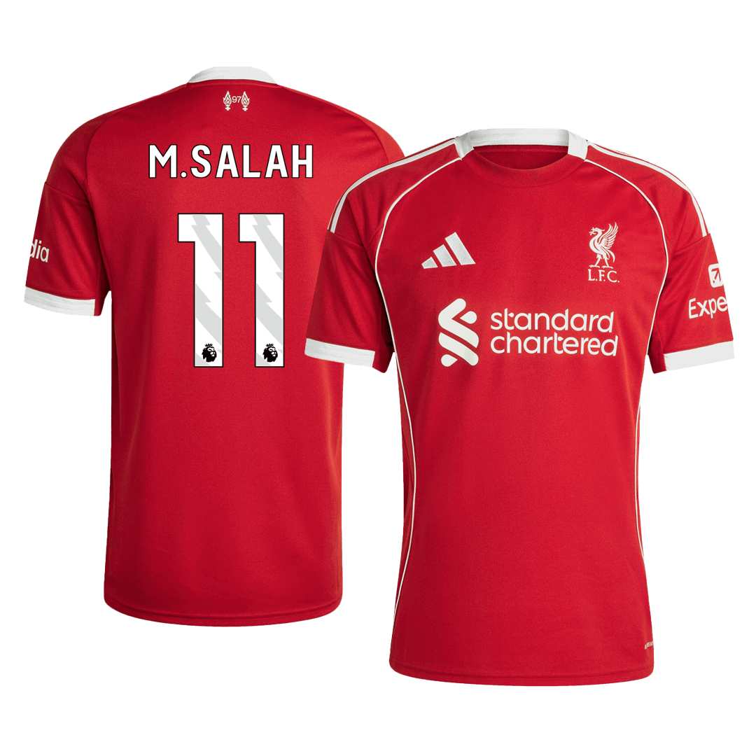 M.SALAH #11 Liverpool Home Jersey 2025/26 