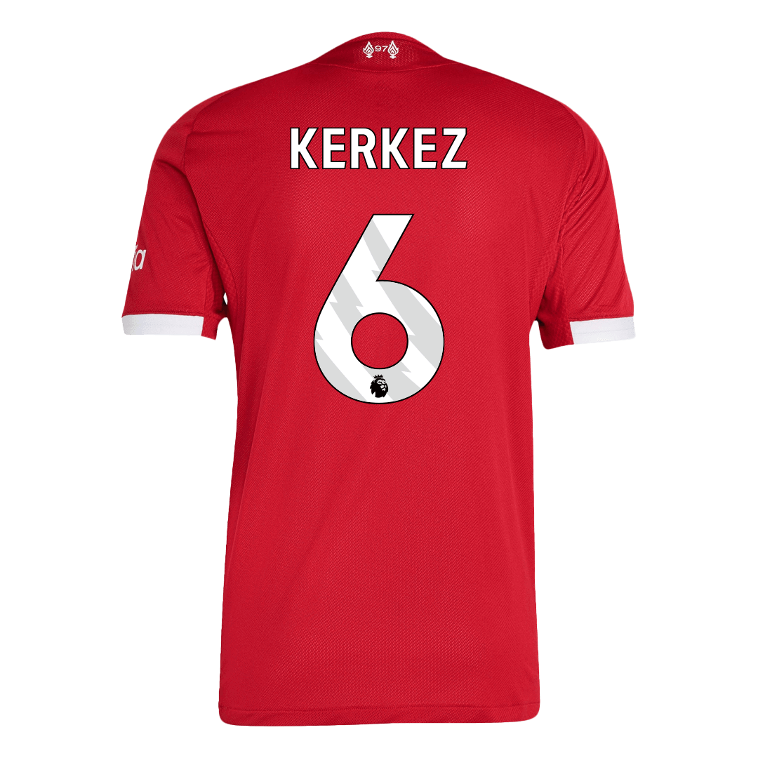 KERKEZ #6 Liverpool Home Match Jersey Player Version 2025/26 