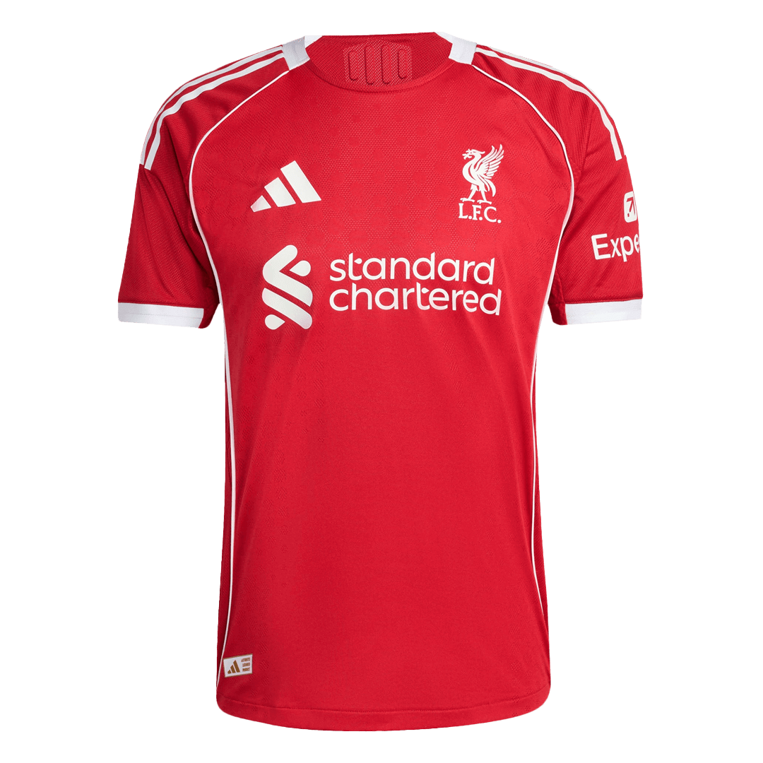 KERKEZ #6 Liverpool Home Match Jersey Player Version 2025/26 