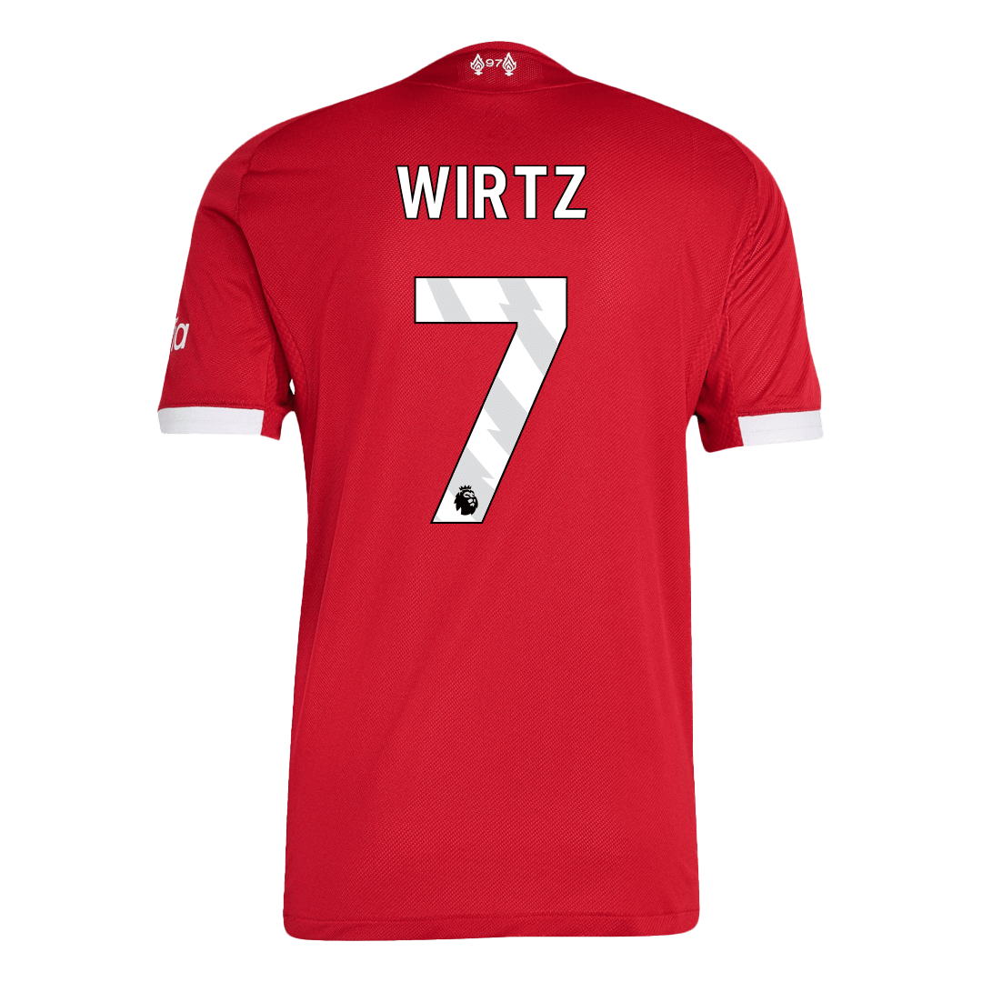 WIRTZ #7 Liverpool Home Match Jersey Player Version 2025/26 