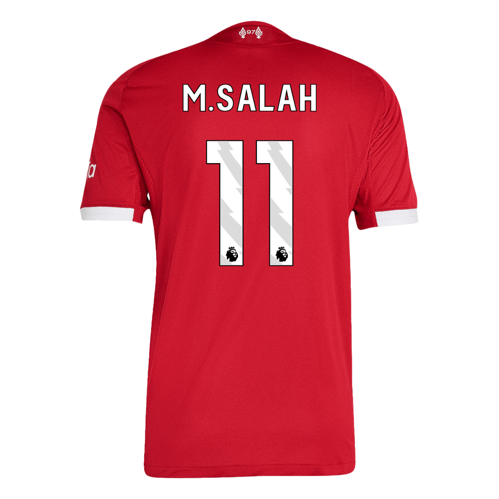 M.SALAH #11 Liverpool Home Match Jersey Player Version 2025/26 